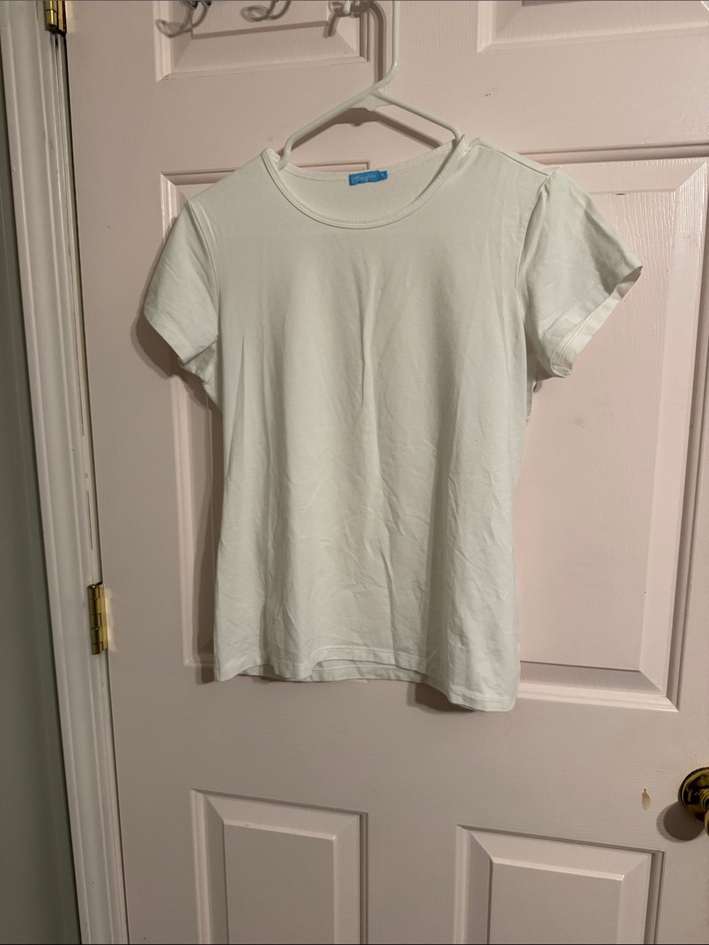 J. McLaughlin Short-Sleeve Crewneck Tee in White